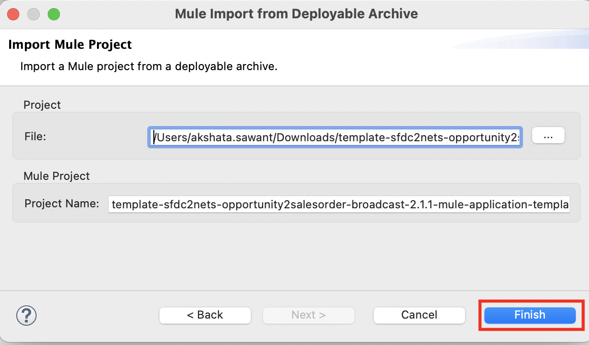 Figure 12.11 – Importing a .jar file into Anypoint Studio
