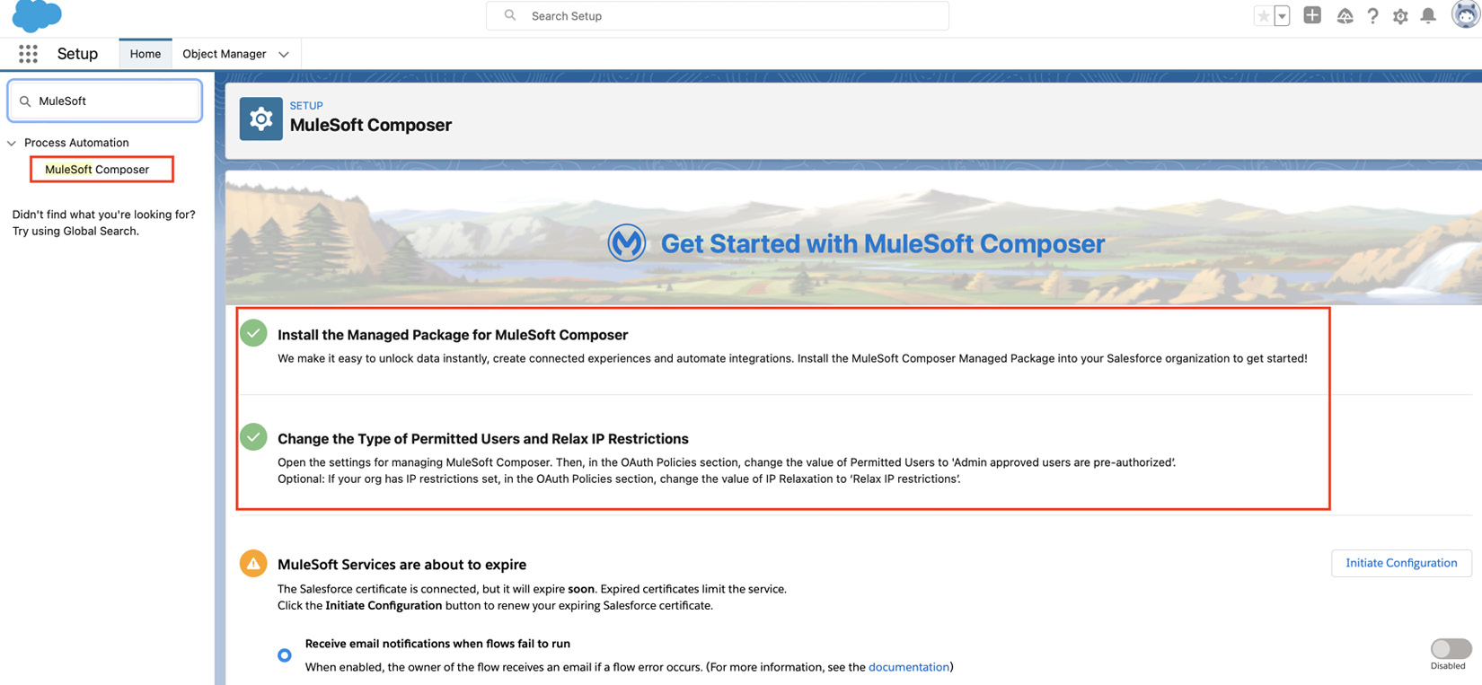 Figure 12.14 – Installing MuleSoft Composer