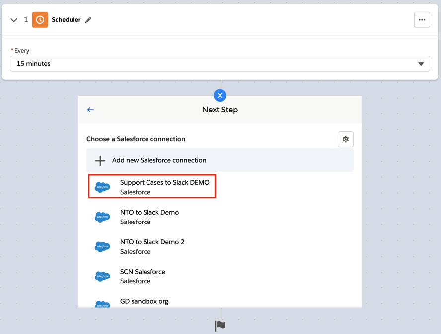 Figure 12.20 – Configuring the Salesforce end system
