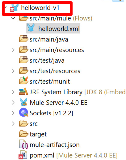 Figure 3.25 – Imported project from Package Explorer
