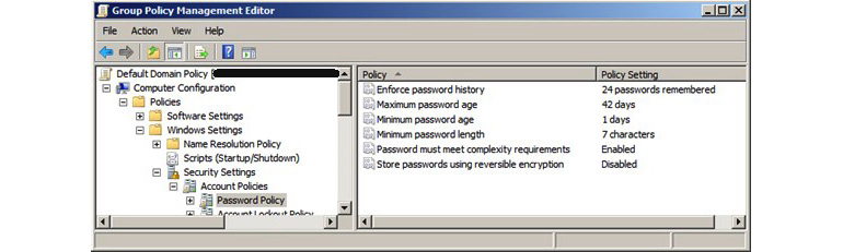 Figure 2.14 – Implementing password policies
