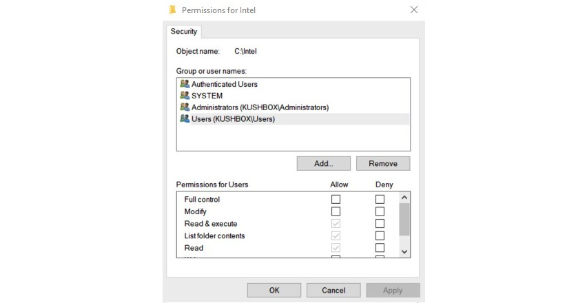 Figure 2.7 – NTFS access model
