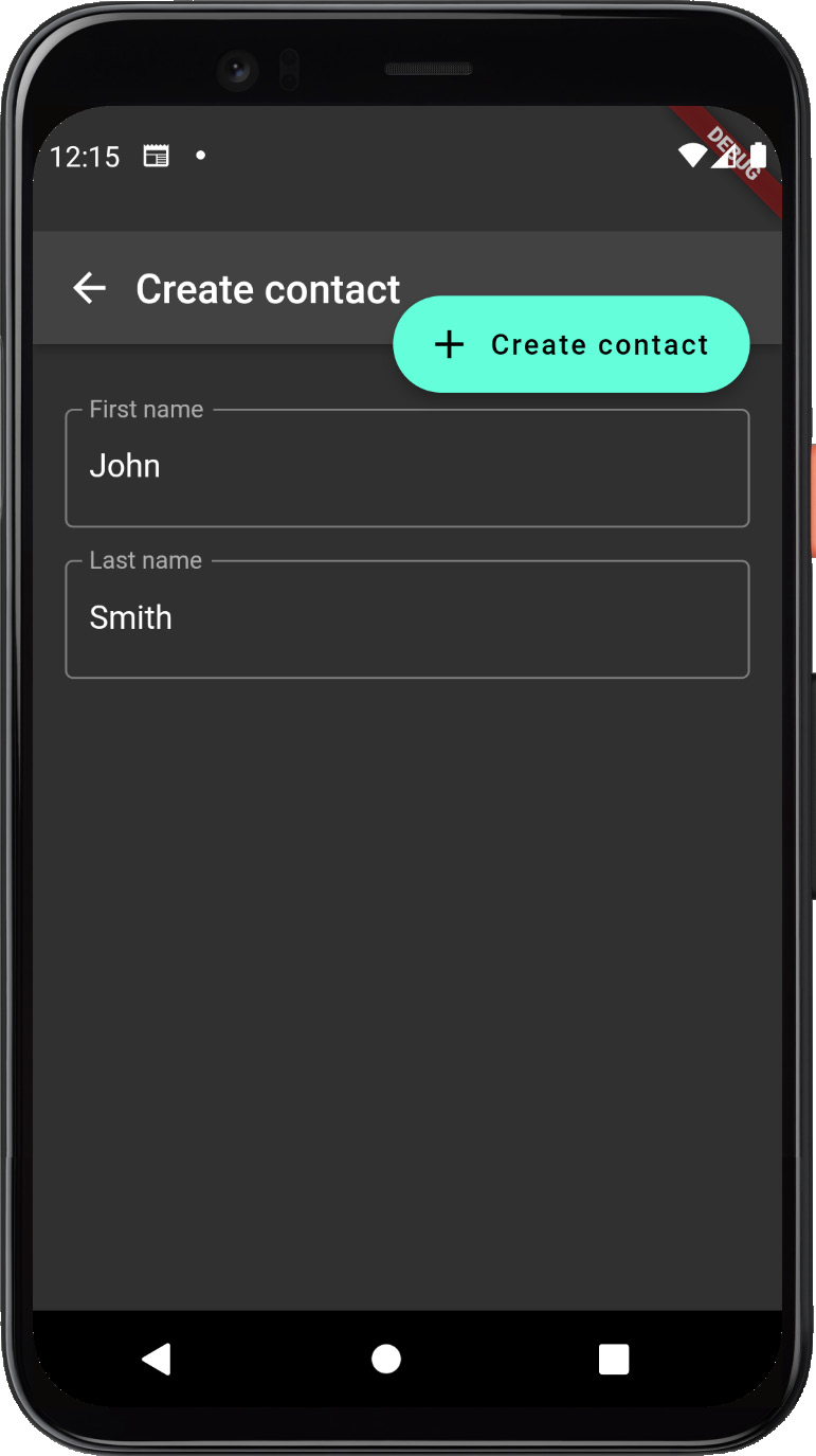 Figure 6.10 – A Form widget not in “error” state