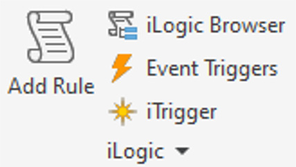 Figure 10.39: iLogic iTrigger command
