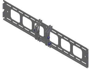 Figure 12.47: Incomplete TV wall-mounted bracket assembly – TV Bracket Assembly.iam
