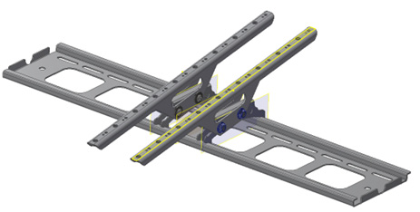 Figure 12.67: Completed TV wall-mounted bracket
