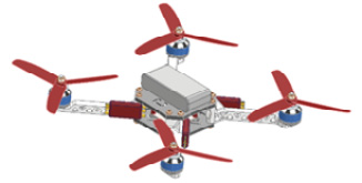 Figure 3.19: The completed DRONE.iam assembly
