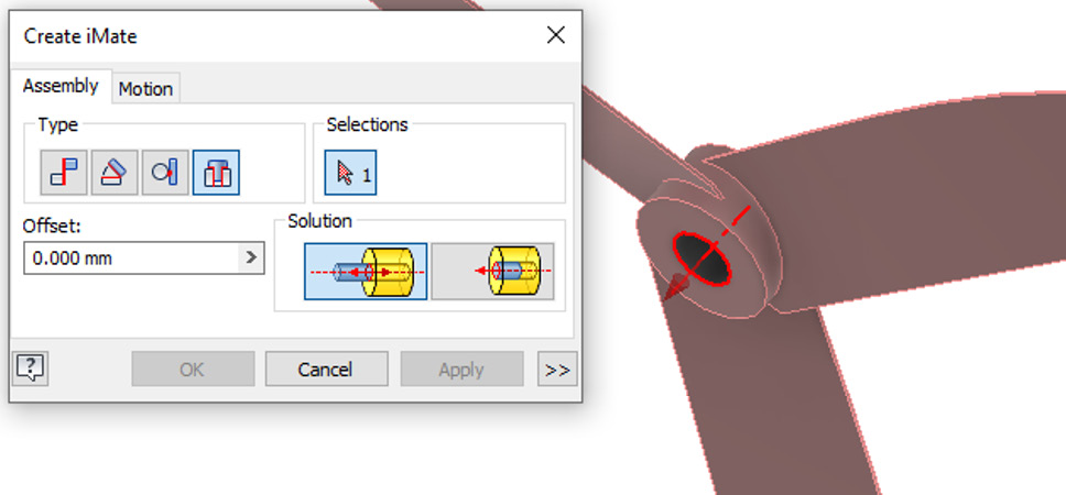 Figure 3.32: Insert iMate required
