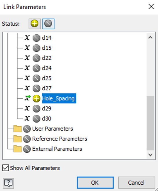 Figure 3.8: Parameters to import into Heatsink2.0 from heatsink
