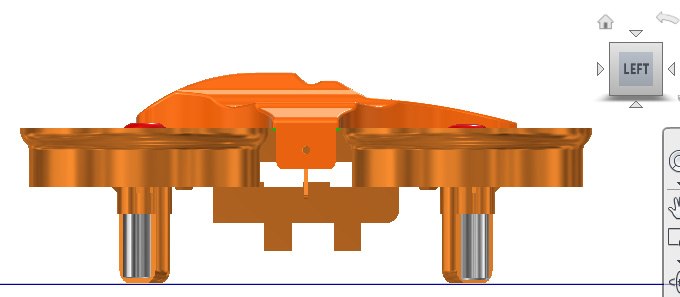 Figure 9.5: The ground plane activated, with the model set correctly
