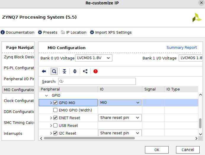 Figure 7.24 – Customizing the ETS SoC PS peripheral I/O pins location
