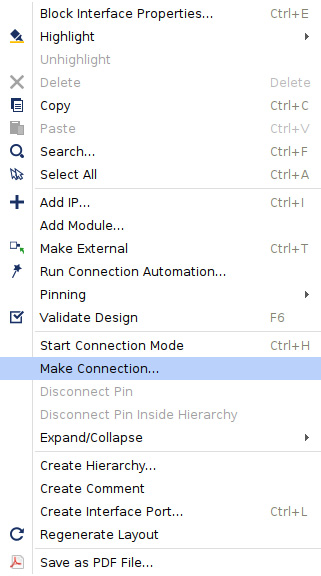 Figure 7.38 – The IP Integrator signal connectivity feature
