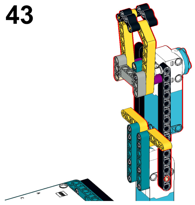 Figure 2.46 – Add the claw to the robot

