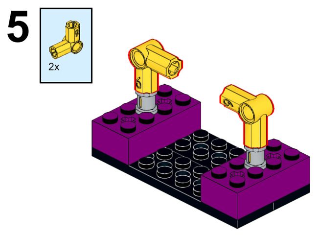 Figure 2.52 – Add a yellow 90-degree connector
