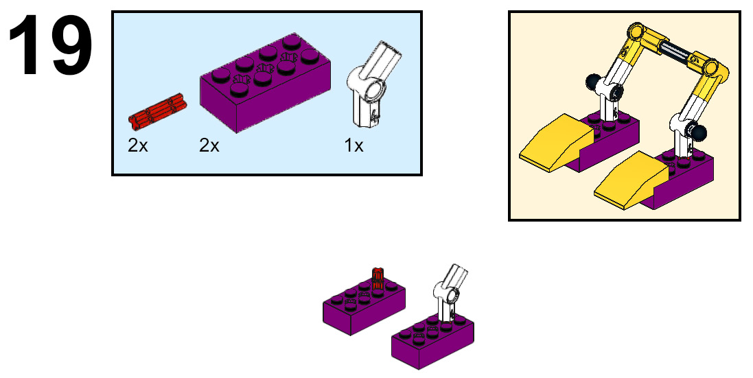 Figure 4.20 – Building the bird's feet
