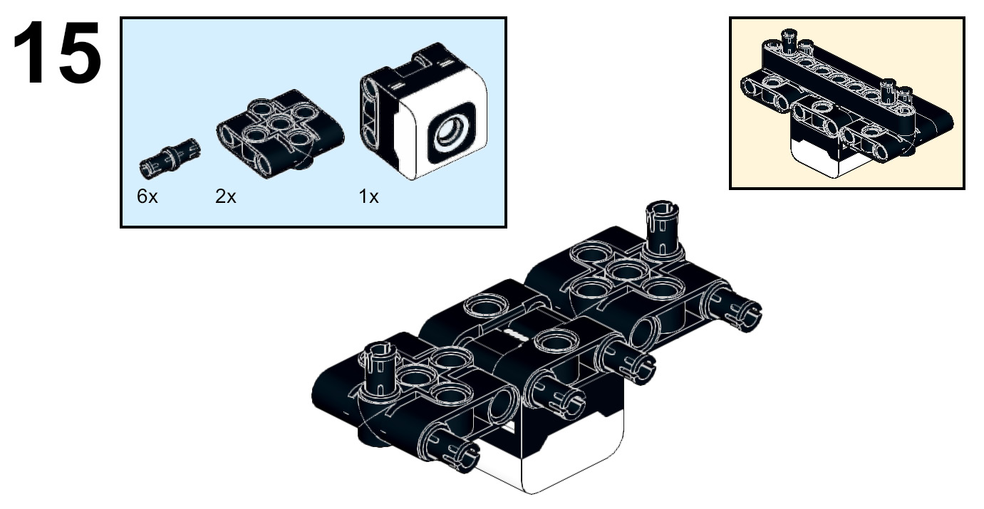 Figure 5.16 – Adding pins to the color sensor model
