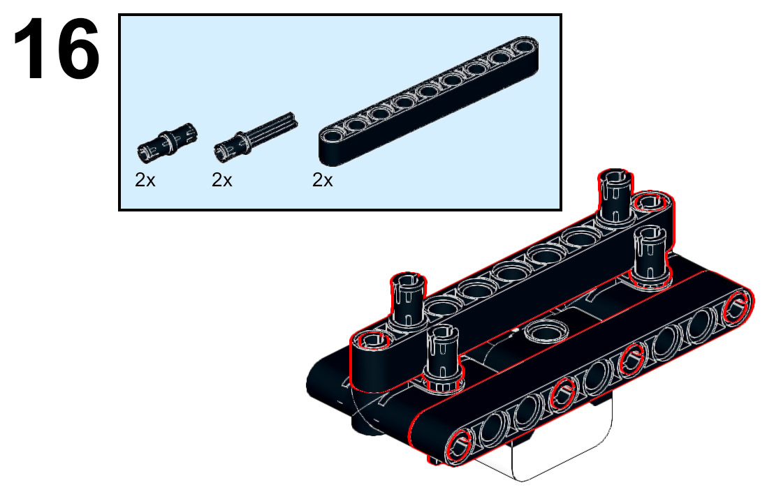 Figure 5.17 – Securing the parts together
