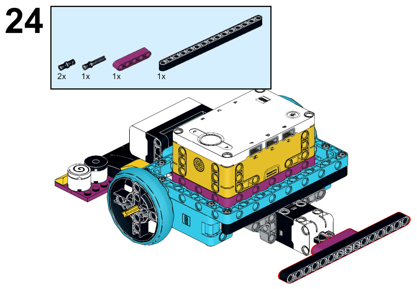 Figure 5.25 – Building out the force sensor bumper
