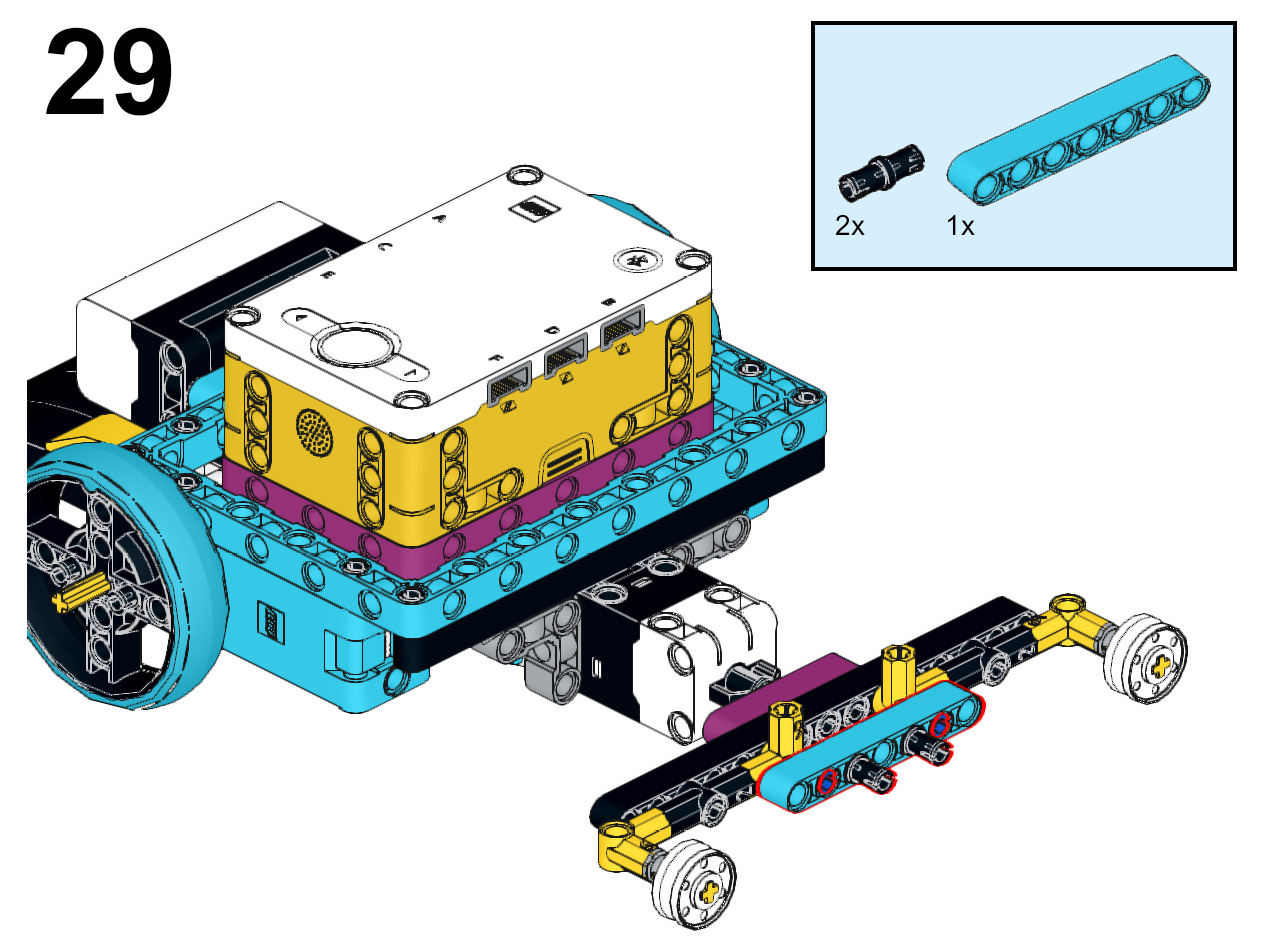 Figure 5.30 – Attaching an azure beam to the front of the bumper
