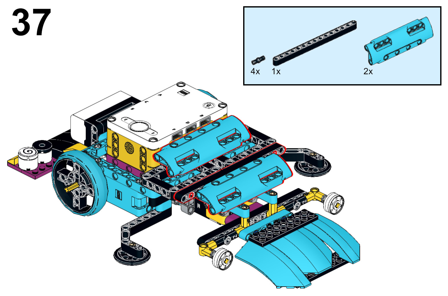 Figure 5.38 – The robot is now complete!
