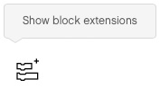 Figure 5.41 – Show block extensions
