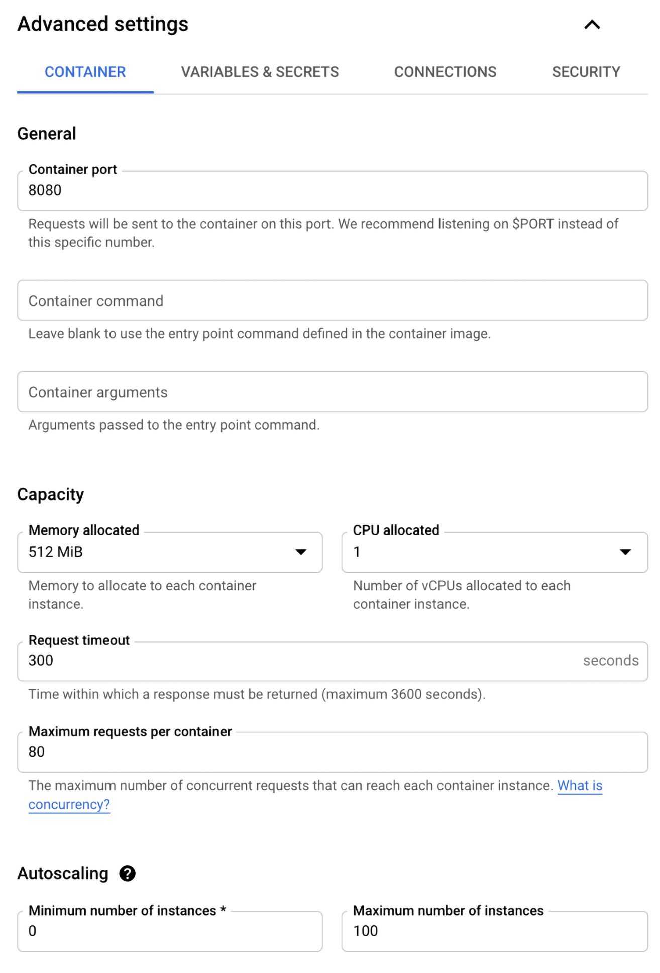 Figure 7.9 – Advanced settings
