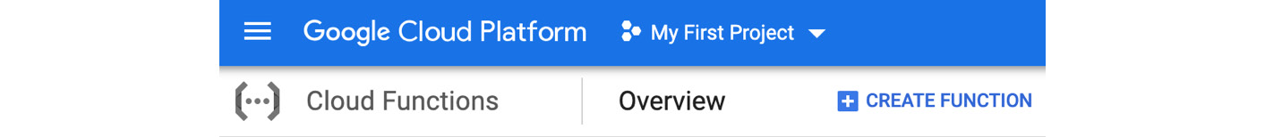 Figure 9.3 – The Cloud Functions menu

