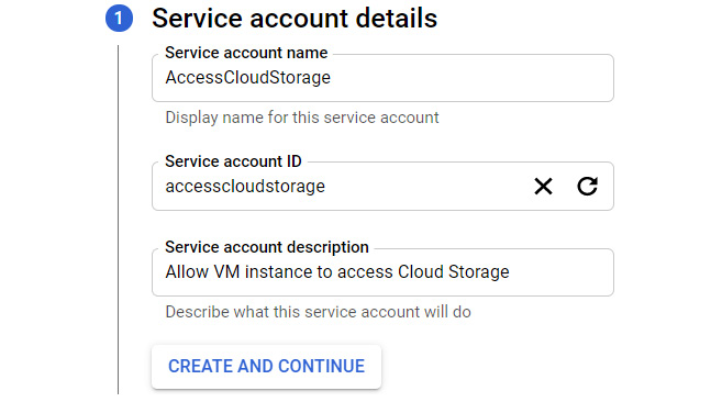 Figure 15.12 – Adding a service account
