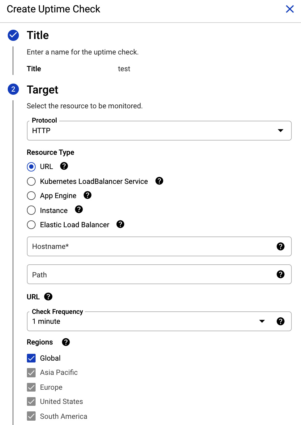 Figure 17.10 – Uptime check
