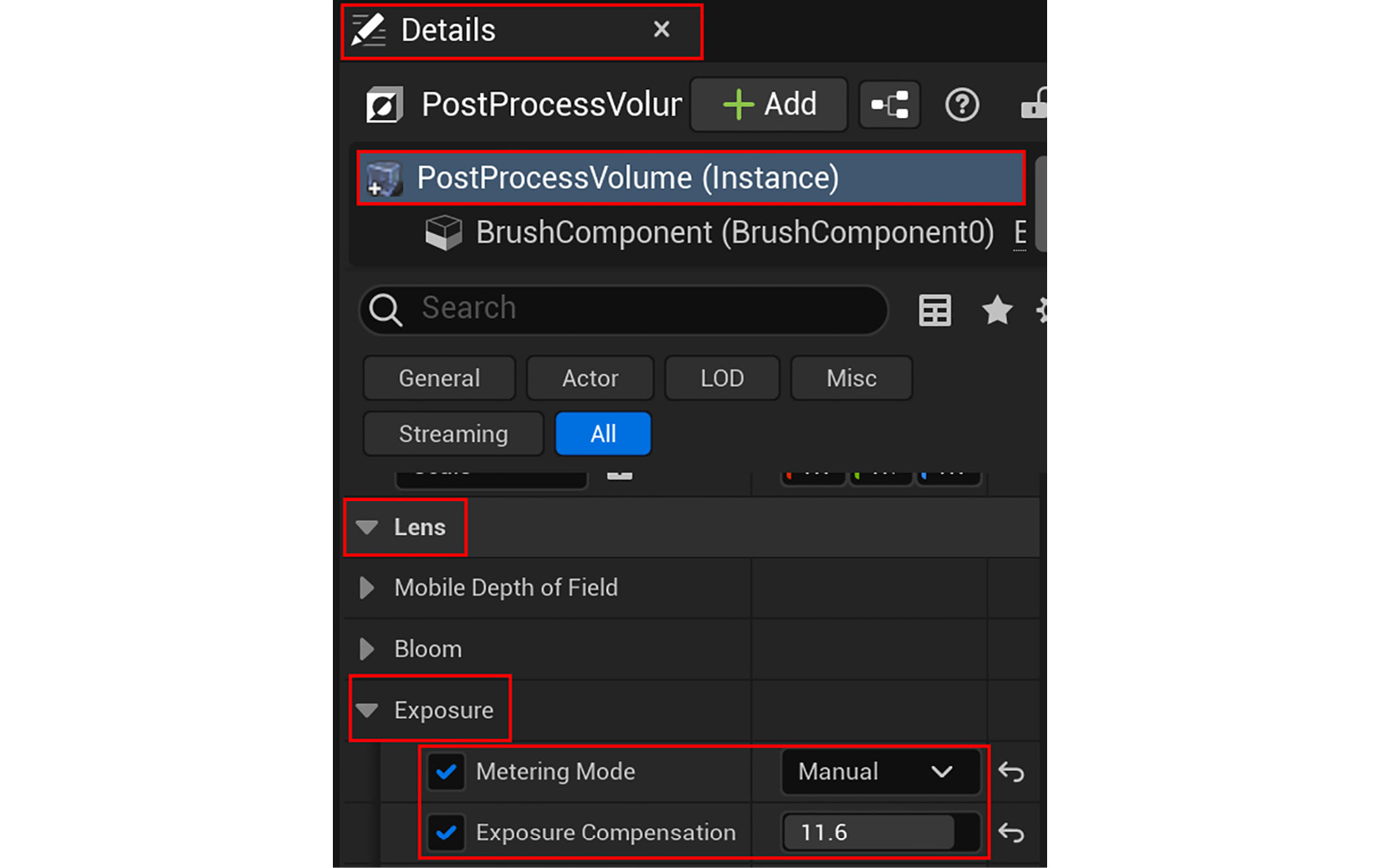 Figure 9.5 – Changing Exposure to Manual and adjusting the Exposure Compensation setting
