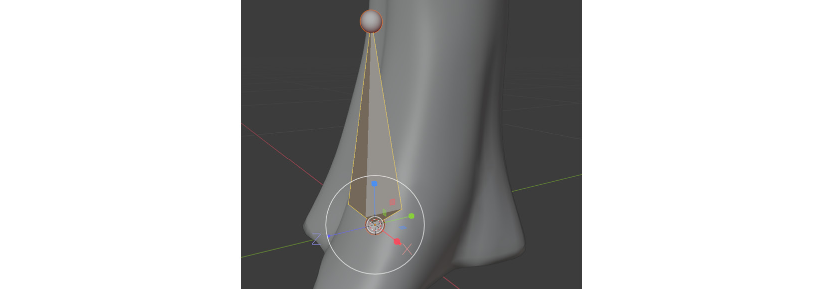 Figure 11.17 – Editing bones scale in Blender result
