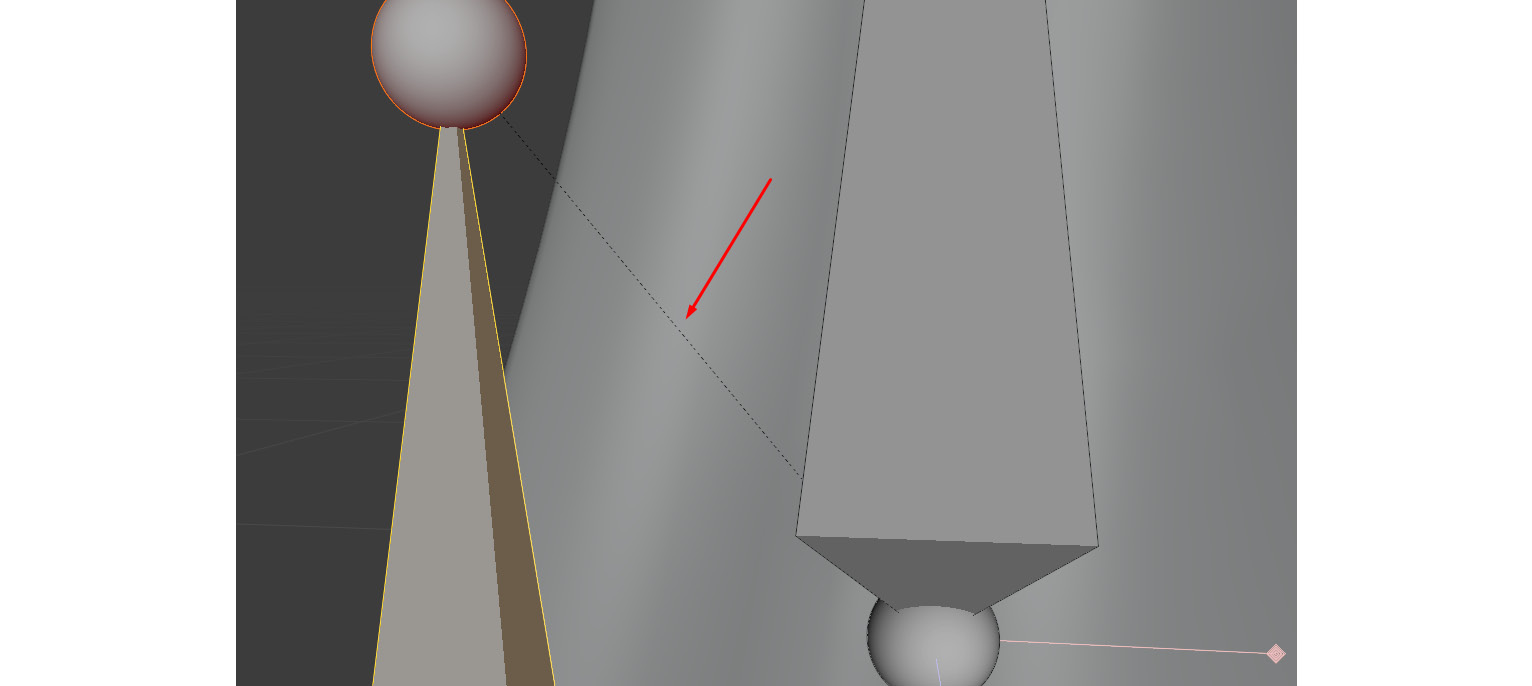 Figure 11.24 – Bones hierarchy displayed in the Blender viewport
