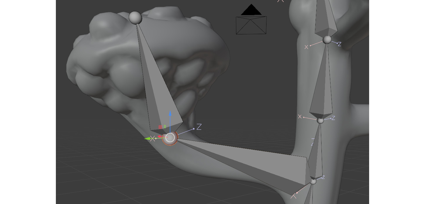 Figure 11.33 – Subdivide bone position
