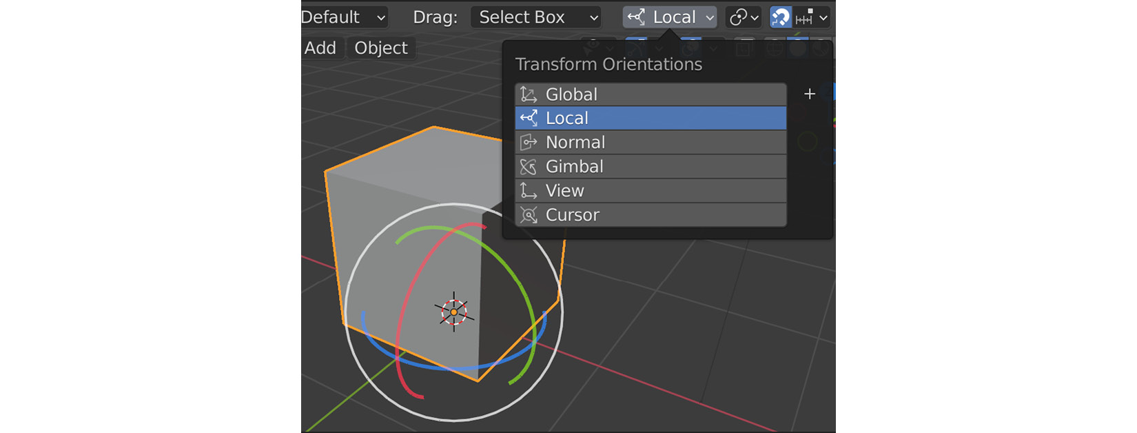 Figure 13.25 – Local rotate
