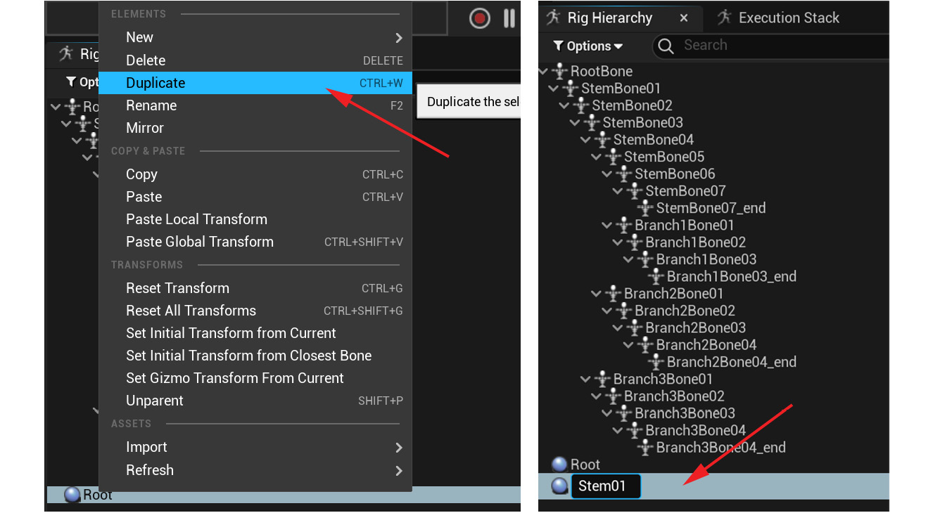 Figure 14.16 – Duplicating and renaming a controller
