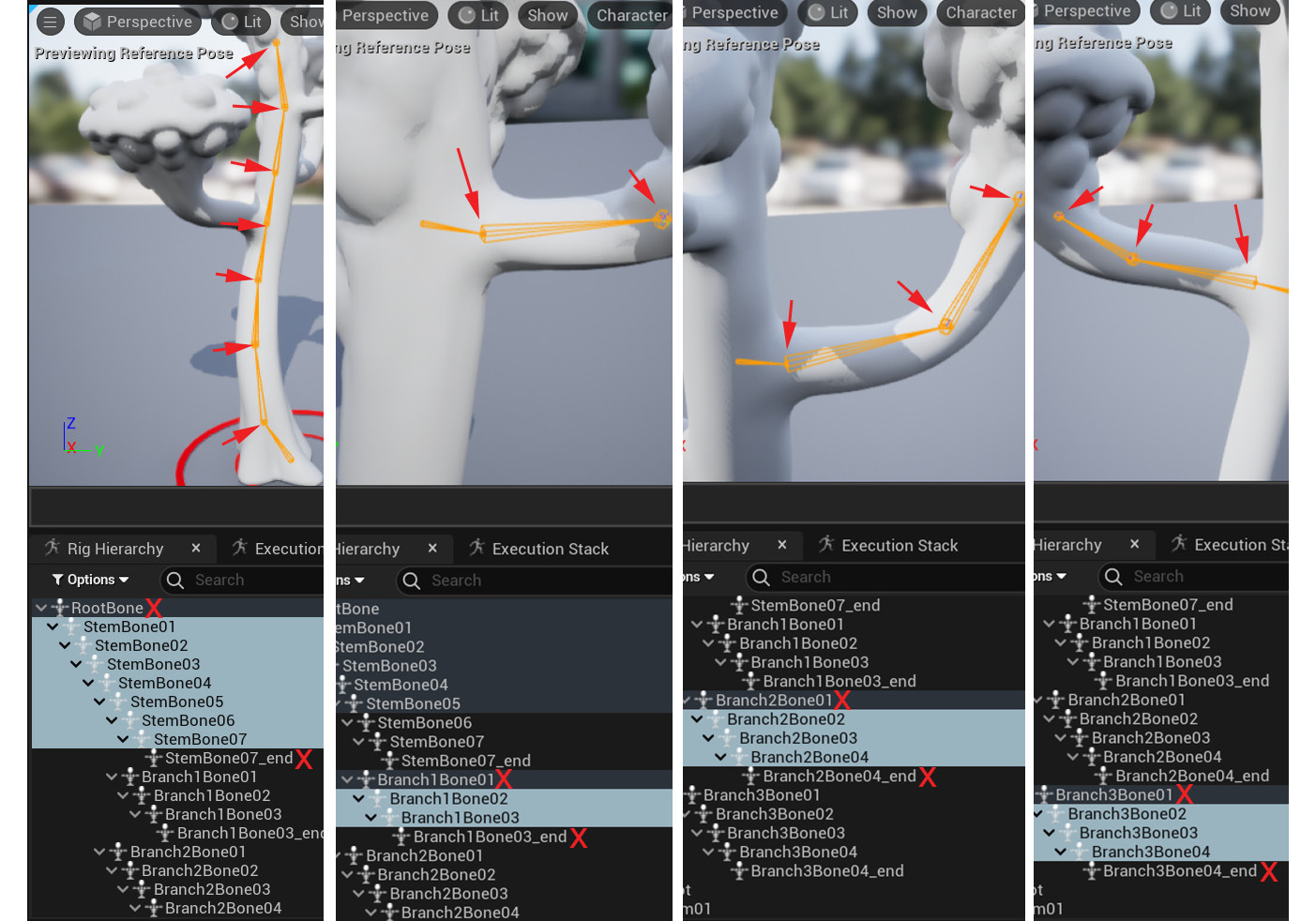 Figure 14.18 – Bones that need controllers
