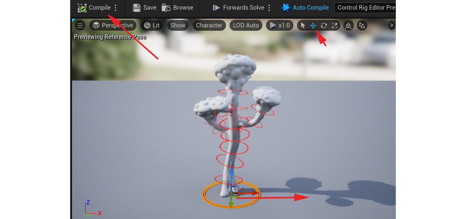 Figure 14.31 – Test root setup
