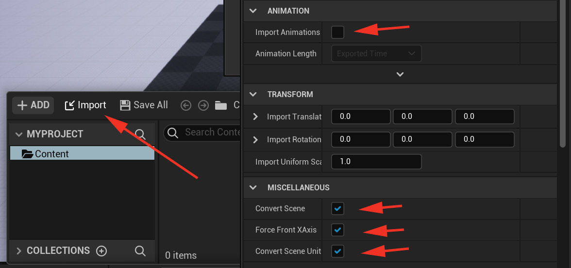 Figure 15.6 – Robot import settings
