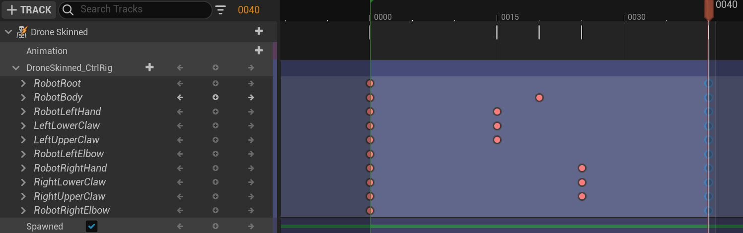 Figure 17.28 – Moving keyframes
