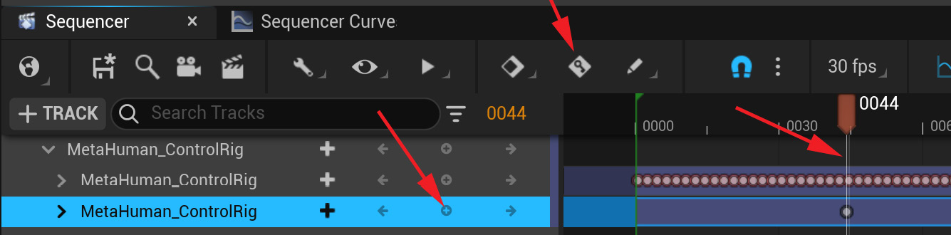 Figure 19.22 – Setting an Additive anchor keyframe on frame 0044
