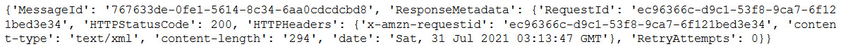 Figure 12.13 – Pushing the invalid claim message to the topic
