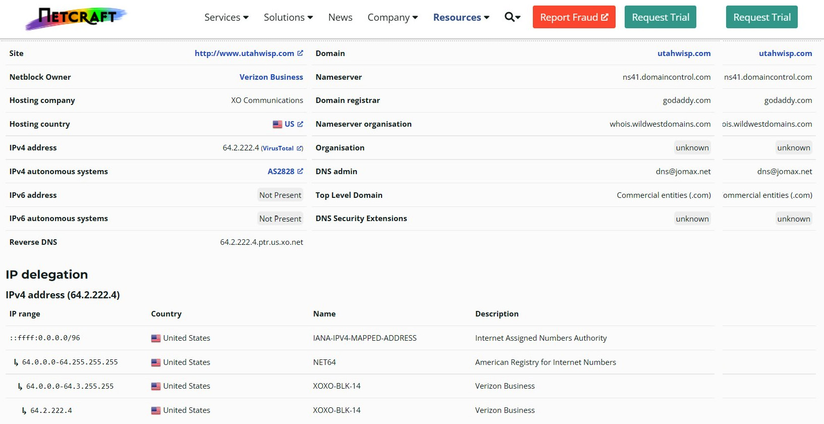 Figure 3.17 – Testing utahwisp.com