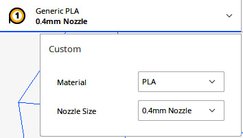 Figure 7.18 – Selecting generic slicer templates
