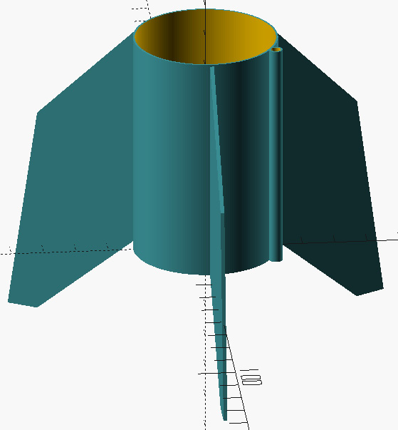 Figure 9.25 – Generated fin can
