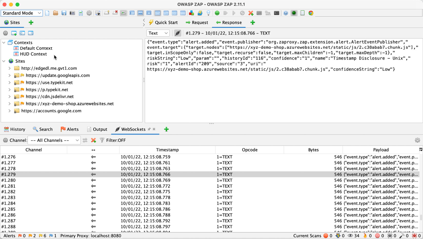 Figure 15.7 – The OWASP ZAP application
