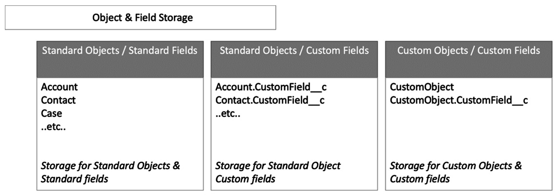 Figure 14.4 – Object and field storage
