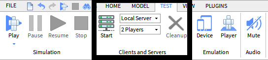 Figure 3.7 – Starting a local server in Roblox Studio
