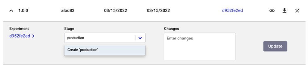 Figure 3.26 – How to set the stage as an experiment
