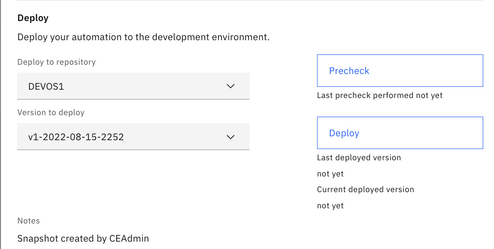 Figure 10.29 – Deploy a new version of the project
