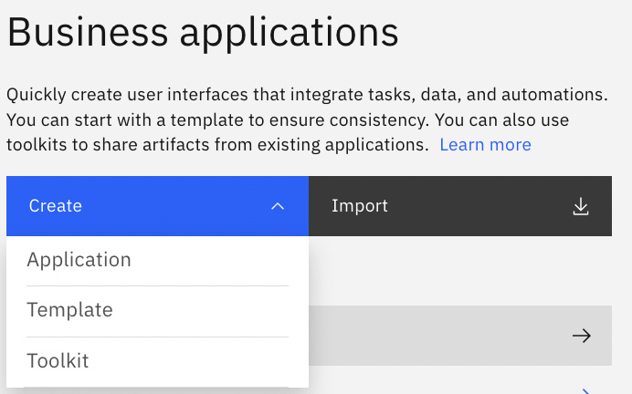 Figure 10.32 – The Business applications options
